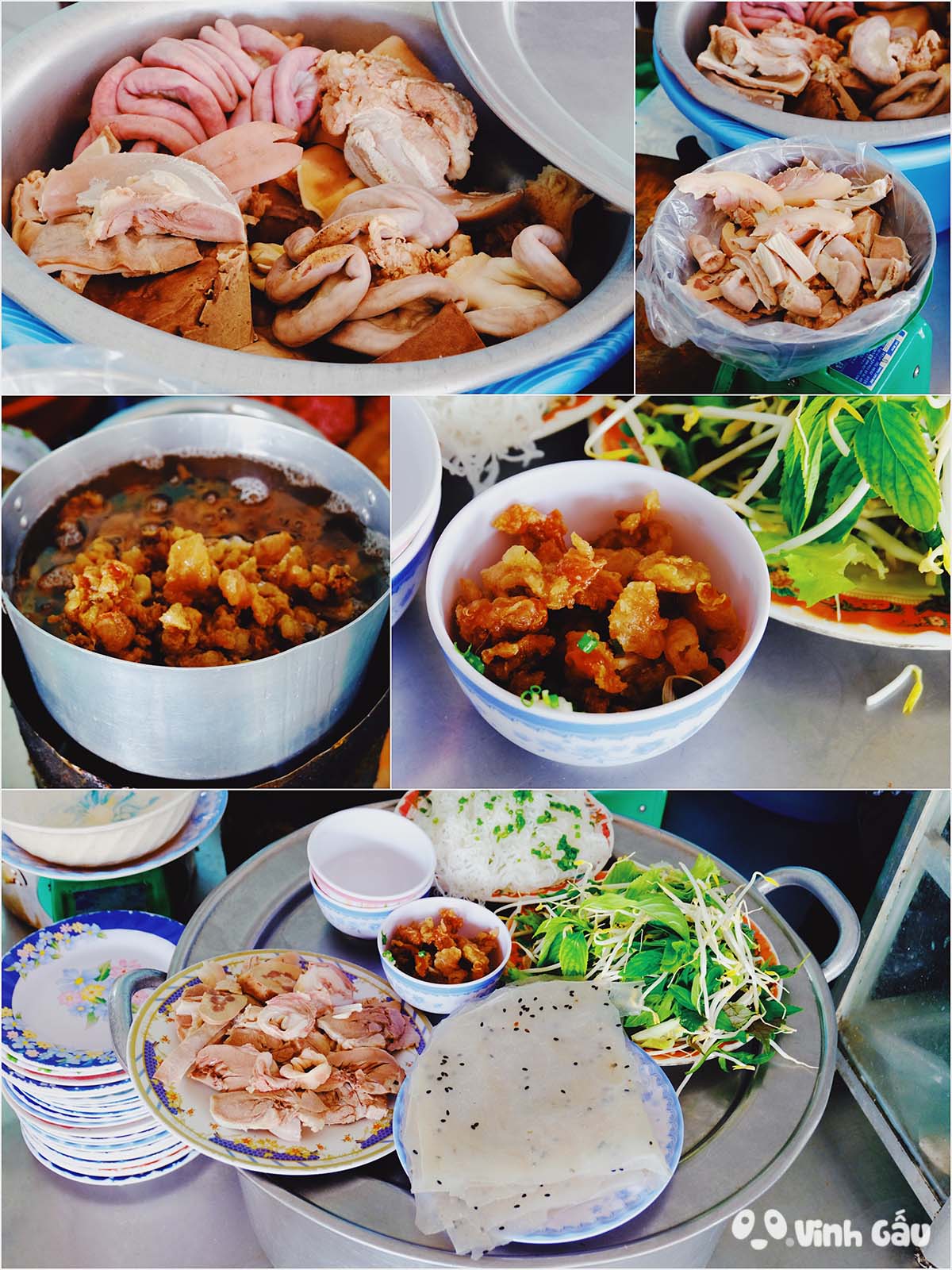 Ăn gì ở Ninh Thuận - Bánh hỏi lòng heo Quá Ninh Thuận