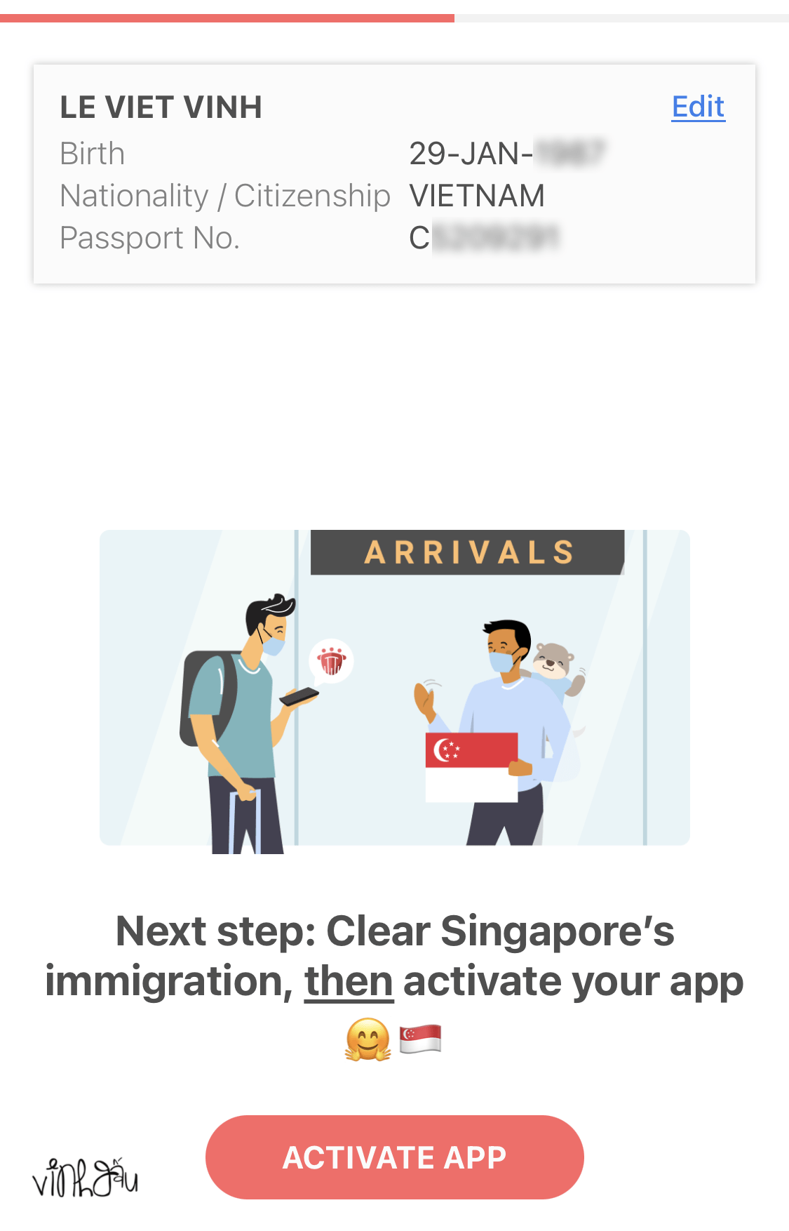 Thủ tục nhập cảnh Singapore 2022 - Trace Together