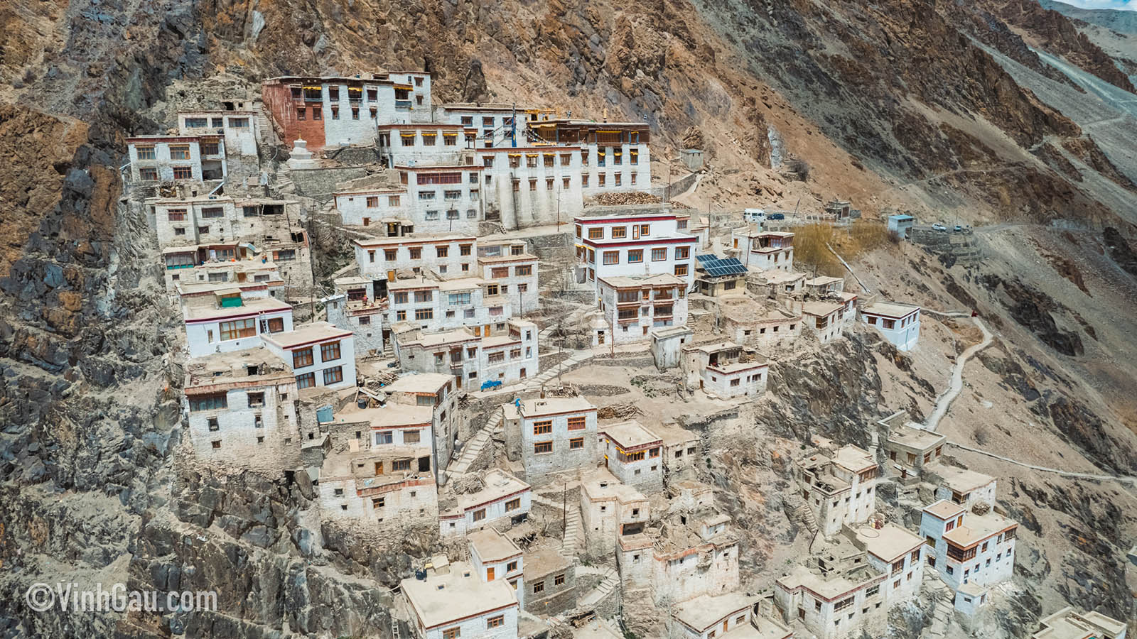 Tu viện Kharsa ở Zanskar